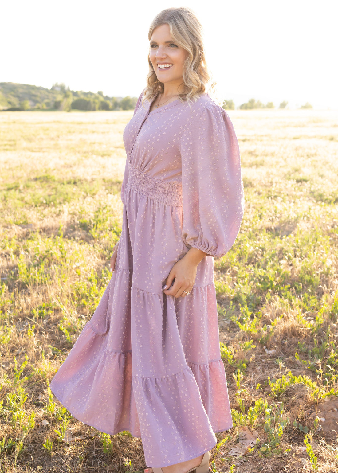 Arianna Lavender Dress