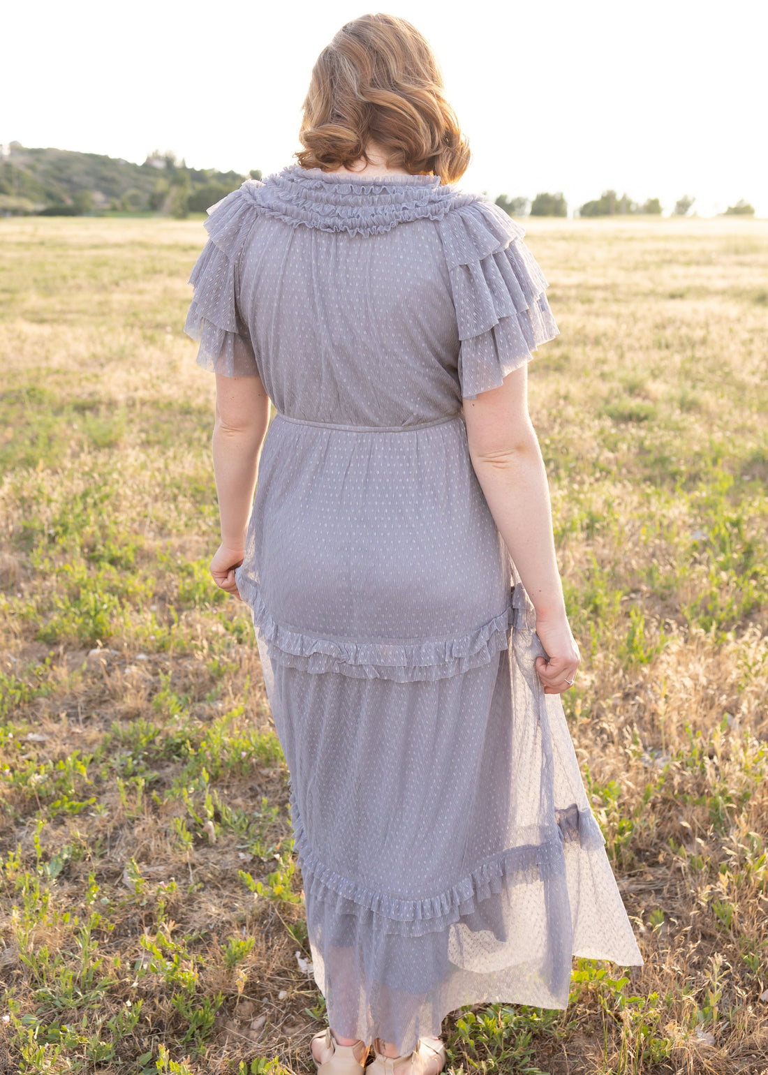Kinley Blue Grey Dress