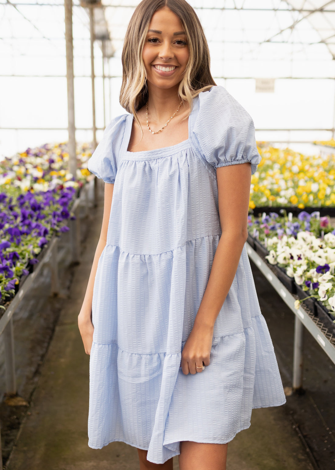 Lydia Light Blue Dress