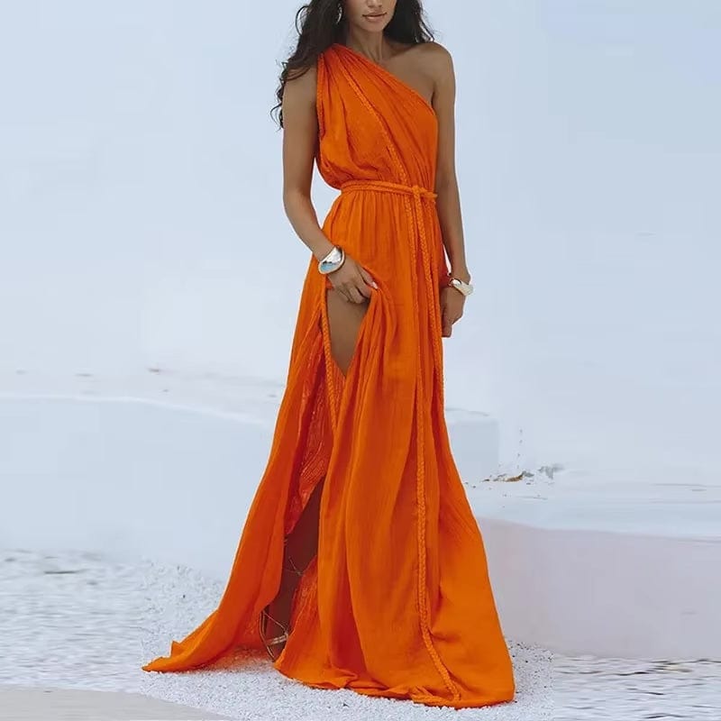 Boho Beach Cover-Up Maxi Dress